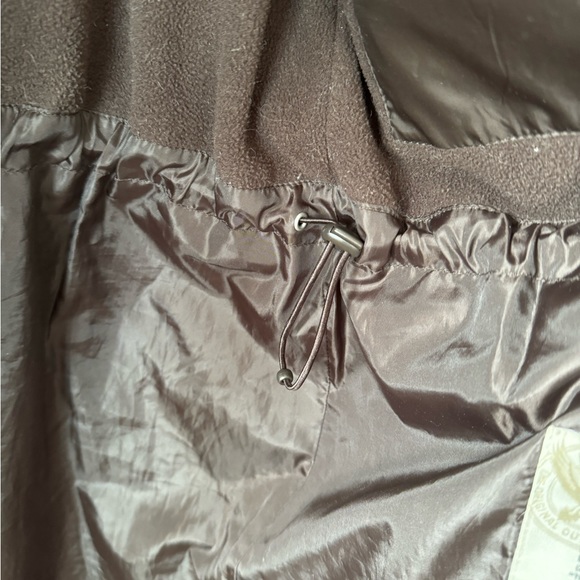 Eddie Bauer Goose Down Parka Jacket Coat, Brown Small - Picture 5 of 9